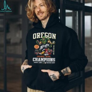 Oregon Ducks 2026 Orange Bowl Champions T Shirt