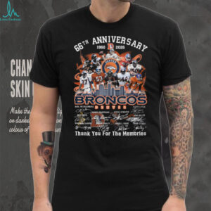 Denver Broncos 66Th Anniversary Signatures Thank You Memories
