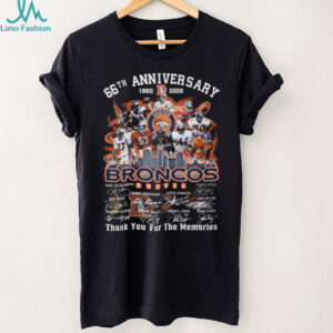 Denver Broncos 66Th Anniversary Signatures Thank You Memories