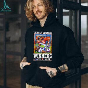 AFC Divisional Playoffs 2026 winner Mascot Denver Broncos 33 Buffalo Bills 30 shirt