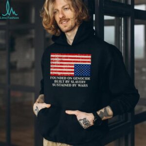 American Flag Distressed Social Justice Message Shirt