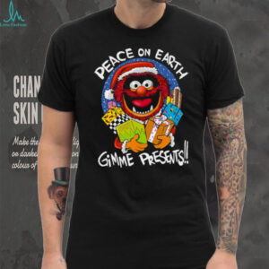 Animal Muppets Christmas Peace On Earth Gimme Presents Shirt