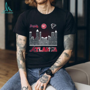 Atlanta Sports Legends Skyline T Shirt