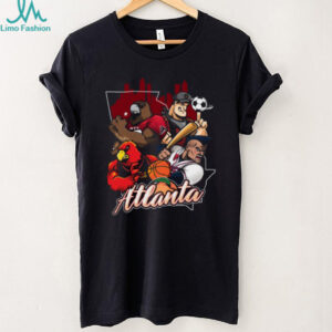 Atlanta Sports Pride Mascots T Shirt