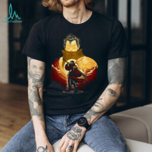 Auron Final Fantasy X Samurai Anime Silhouette Character T Shirt