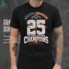 Official Denver Broncos 2025 Division Champions Commemorative T Shirt Official Denver Broncos 2025 Division Champions Commemorative T Shirt