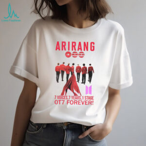 BTS Arirang World Tour 2026 T Shirt 7 Voices 1 Stage OT7 Forever Signatures
