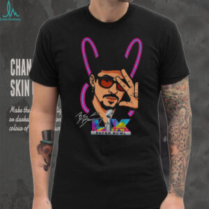 Bad Bunny Super Bowl 2026 T Shirt Benito Bowl Bunny Ears Signature Graphic