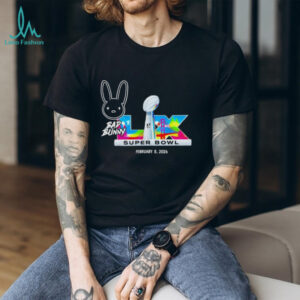 Bad Bunny Super Bowl LIX 2026 Commemorative Logo Black T Shirt