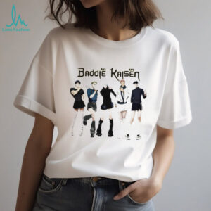 Baddie Kaisen Funny Anime Parody Characters in Skirts T Shirt