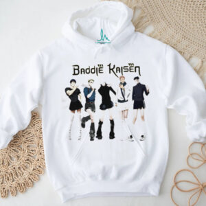 Baddie Kaisen Funny Anime Parody Characters in Skirts T Shirt