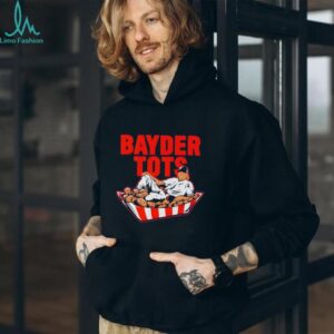 Bayder Tots Funny Baseball Parody Graphic T Shirt