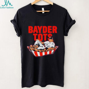 Bayder Tots Funny Baseball Parody Graphic T Shirt