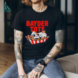 Bayder Tots Funny Baseball Parody Graphic T Shirt