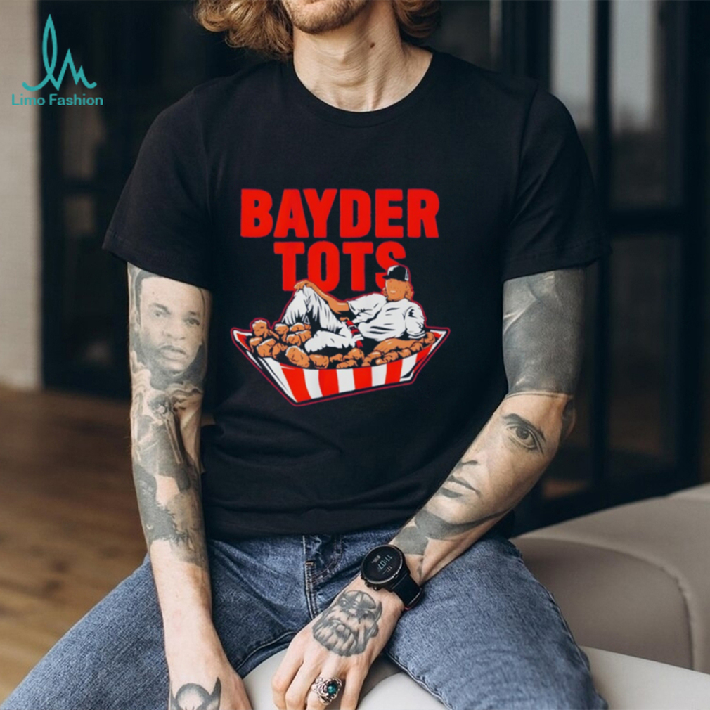 Bayder Tots Funny Baseball Parody Graphic T Shirt Bayder Tots Funny Baseball Parody Graphic T Shirt