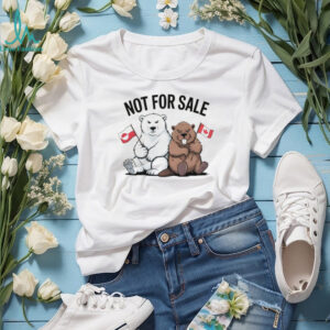 Bear and Beaver Canada and Greenland is not for sale anti Maga shirt