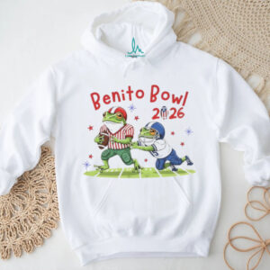 Benito Bowl 2026 Funny Football Frogs Puerto Rico Flag T Shirt