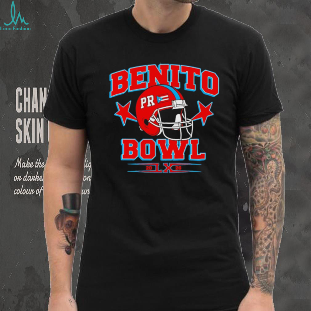 Benito Bowl 2026 Puerto Rico Football helmet shirt Benito Bowl 2026 Puerto Rico Football helmet shirt