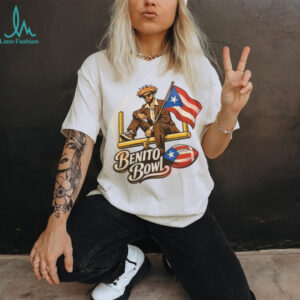 Benito Bowl Bad Bunny Puerto Rico Flag Football Goalpost T Shirt T Shirt