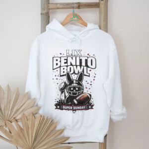 Benito Bowl LIX Super Sunday Bunny Football Helmet T Shirt