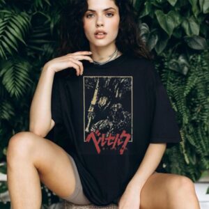 Berserk Guts Berserker Armor Manga Panel Aesthetic T Shirt