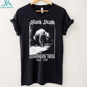 Black Death European Tour 1347 Plague Rat Heavy Metal T Shirt
