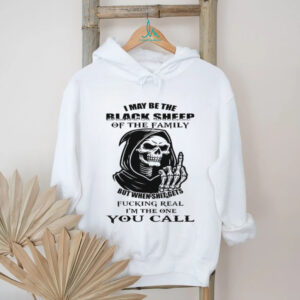 Black Sheep of the Family Grim Reaper Sarcastic Skull Graphic T Shirt