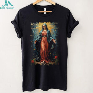 Blessed Virgin Mary Mother Of God Religious Graphic T Shirt