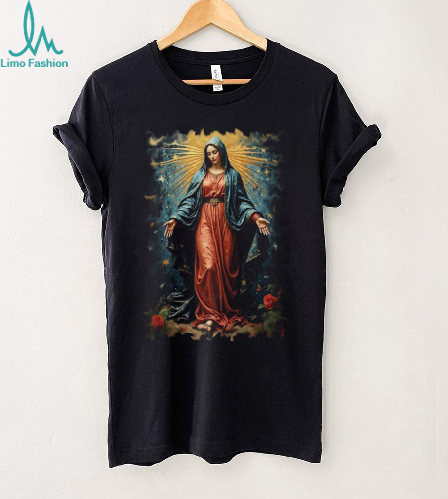 Blessed Virgin Mary Mother Of God Religious Graphic T Shirt Blessed Virgin Mary Mother Of God Religious Graphic T Shirt