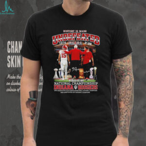 Bob Knight Curt Cignetti and Fernando Mendoza Indiana Hoosiers Football Perfection National Championship shirt