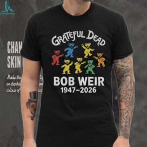Bob Weir Grateful Dead Memorial T Shirt 1947 2026 Dancing Bears Tribute