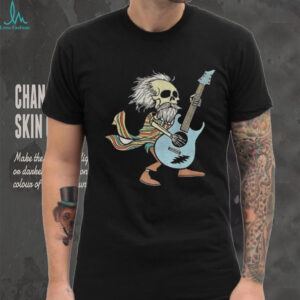 Bob Weir Skeleton playing guitar Grateful Dead shirt