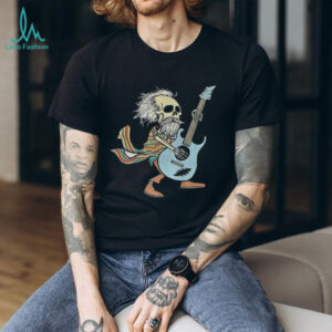 Bob Weir Skeleton playing guitar Grateful Dead shirt