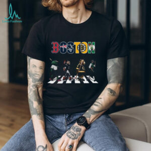 Boston Sports Mascots Abbey Road Parody T Shirt