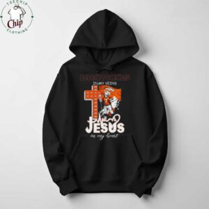 Broncos in My Veins, Jesus in My Heart T Shirt