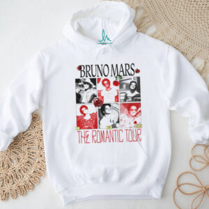 Bruno Mars The Romantic Tour Pop Music graphic shirt