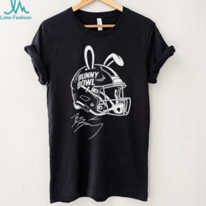 Bunny Bowl Football Helmet Silhouette Sports T Shirt