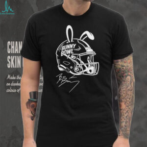 Bunny Bowl Football Helmet Silhouette Sports T Shirt