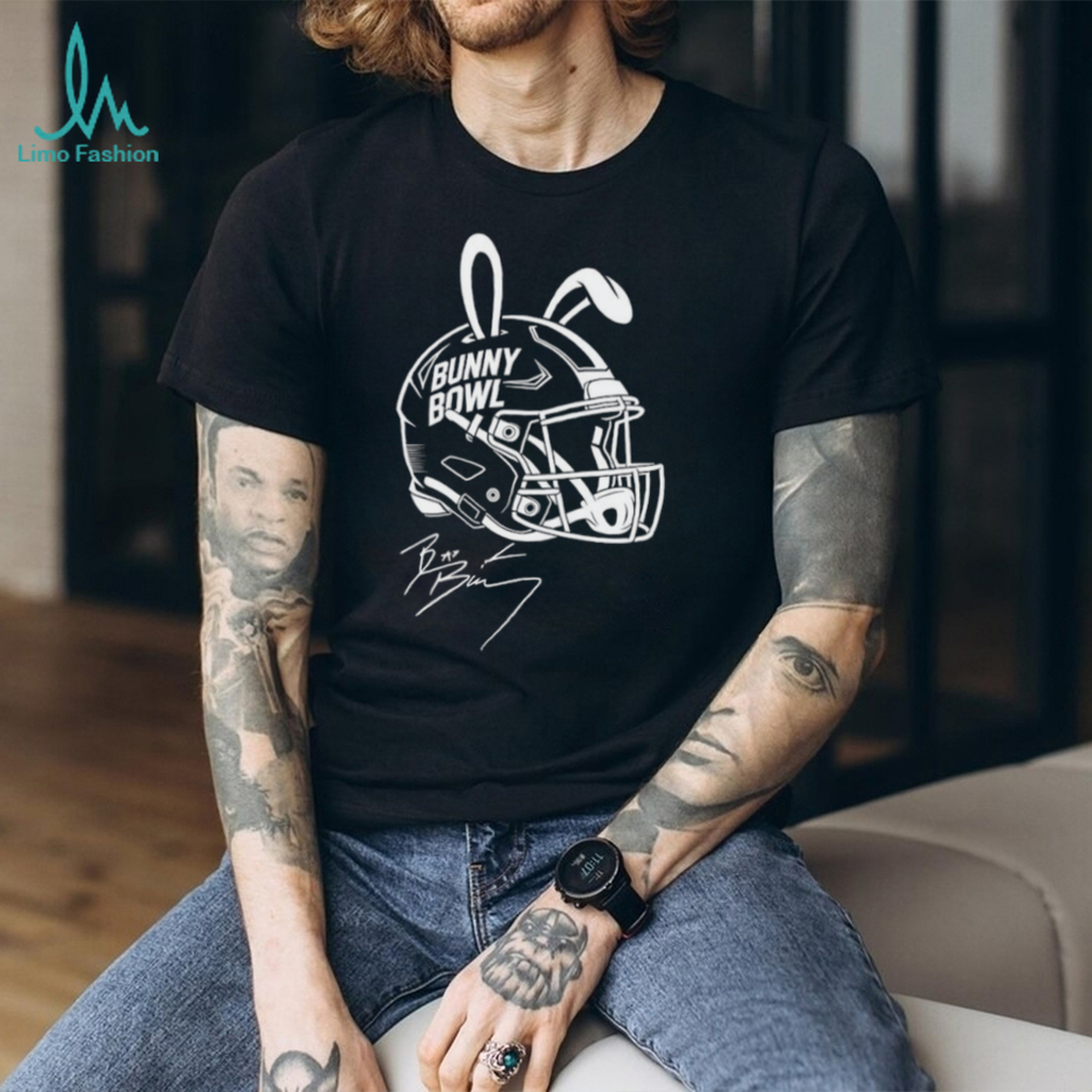 Bunny Bowl Football Helmet Silhouette Sports T Shirt Bunny Bowl Football Helmet Silhouette Sports T Shirt