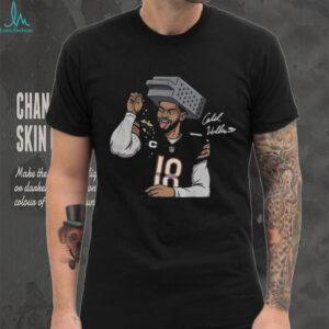 Caleb Williams Cheese Grating Chicago Bears signature Bear Down shirt