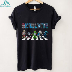 Charlotte Sports Mascots Abbey Road T Shirt