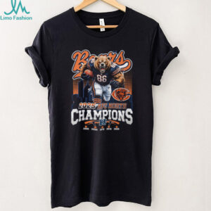 Chicago Bears 2025 NFC North Champions Conquer T Shirt