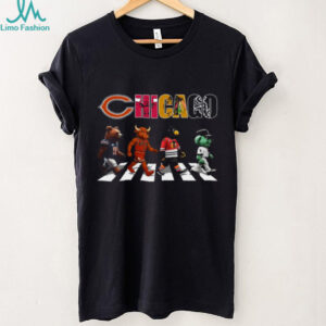 Chicago Mascots Abbey Road Parody T Shirt