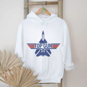 Classic Top Gun Maverick Fighter Jet Logo Graphic T Shirt