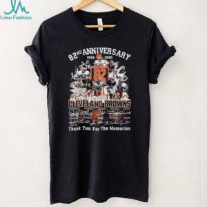 Cleveland Browns 82nd Anniversary 1944 2026 Thank You For The Memories T shirt