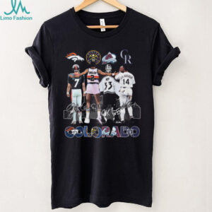 Colorado Sports Legends Elway English Roy Galarraga Signatures T Shirt Colorado Sports Legends Elway English Roy Galarraga Signatures T Shirt