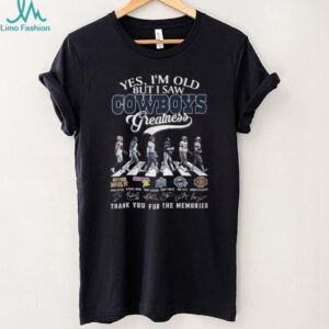 Dallas Cowboys Greatness Legends Abbey Road Signature T Shirt