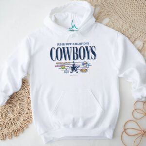 Dallas Cowboys Super Bowl Champions VI XL XXVII XXVIII XXX vintage shirt