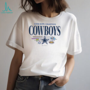 Dallas Cowboys Super Bowl Champions VI XL XXVII XXVIII XXX vintage shirt