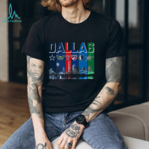 Dallas Sports Skyline Mashup T Shirt Dallas Sports Skyline Mashup T Shirt